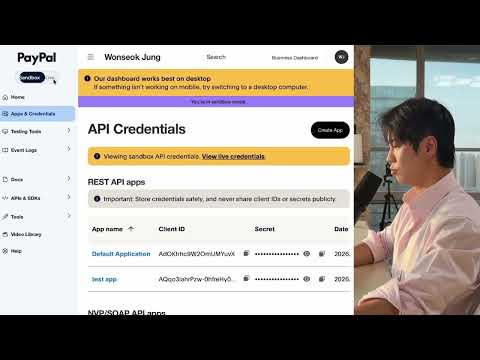 PayPal Secret Key