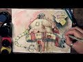 How to paint Warhammer concept art like John Blanche