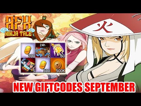 AFK Ninja Tale & 3 New Giftcodes September - Naruto Android iOS
