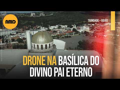 VOCÊ NUNCA VIU a Basílica de Trindade ASSIM! #romaria #goias #trindade #drone