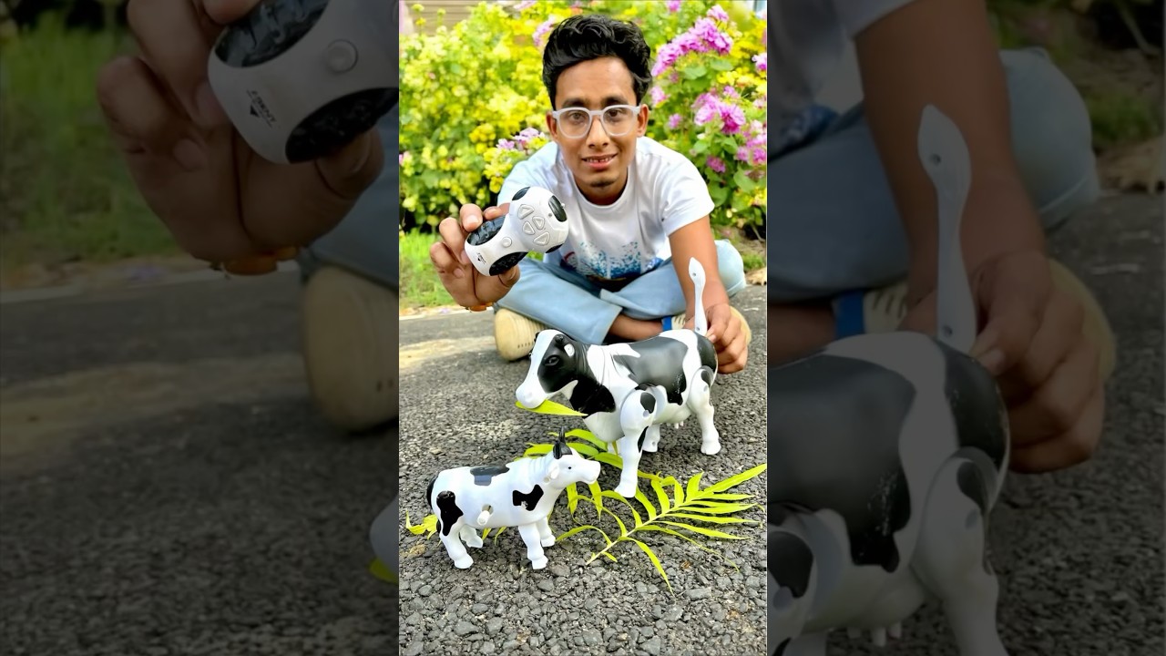Big and Small Remote Control Cow🐄Testing🔥