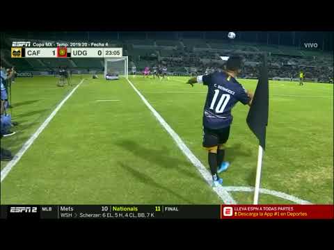 Gol de H. Aguayo | Cafetaleros de Chiapas 1 - 0 Universidad Guadalajara | Copa MX - Jornada 4 |