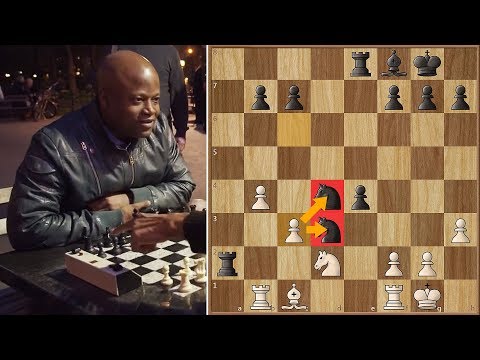 Grandmaster Maurice Ashley Plays Willson the Chess Hustler in NYC Park