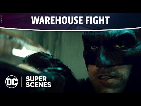 Batman v Superman - Warehouse Fight | Super Scenes | DC