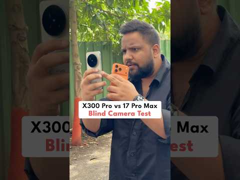 vivo X300 Pro vs iPhone 17 Pro Max - Blind Camera Test! #shorts