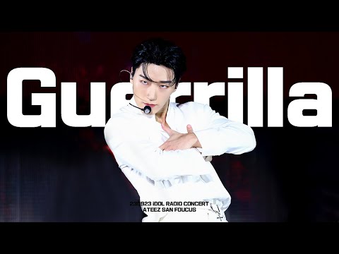 230923 아이돌라디오 콘서트 Guerrilla 게릴라 ATEEZ SAN FOCUS 에이티즈 최산 직캠