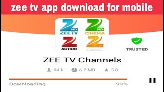 how to download zee tv app | zee tv app download for mobile