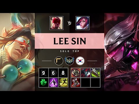 Lee Sin Top vs Fiora - KR Challenger Patch 25.12