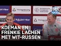 Koeman en Frenkie de Jong lachen met Wit-Russen | ORANJE