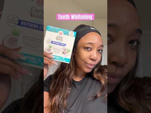GURU NANDA TEETH WHITENING STRIPS | TEETH WHITENING AT HOME #teethwhitening #gurunanda