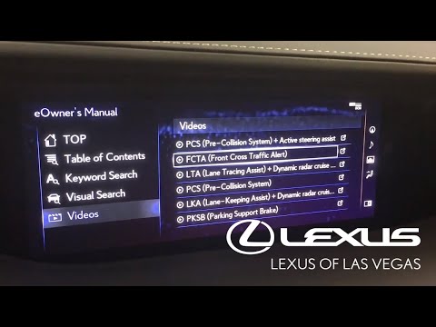 Feature Focus: Lexus LS 500 Video Tutorials Available with the Infotainment System