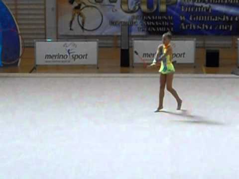 Gosia Makieła- maczugi,  MKS Krakus Kraków, Wieliczka Cup 2015