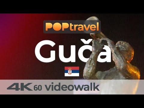 Walking in GUČA / Serbia 🇷🇸- Trumpet Festival 2019 - 4K 60fps (UHD)