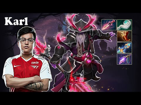 Karl - Void Spirit Midlane with Whitemon Dawnbreaker vs Raven Lone Druid | Dota 2 7.31b Gameplay