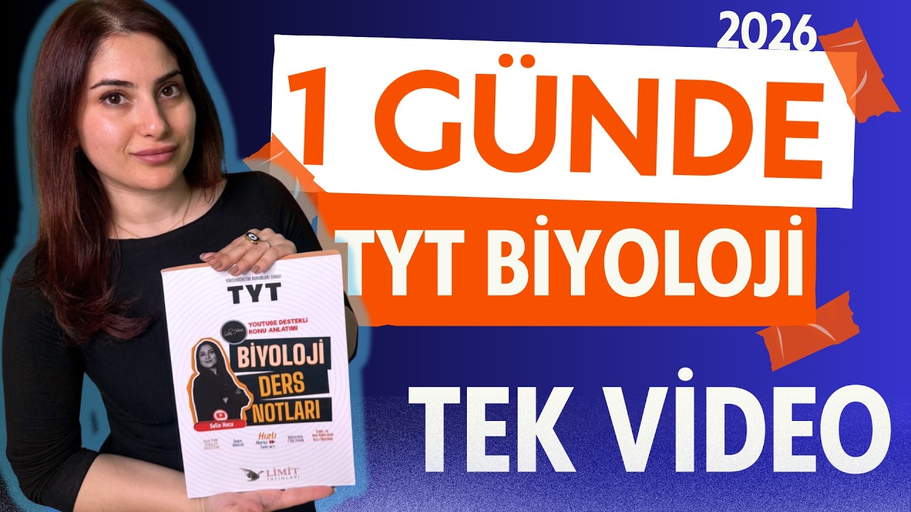 TYT Biyoloji | 1 Günde TYT Biyoloji Full Tekrar Kampı