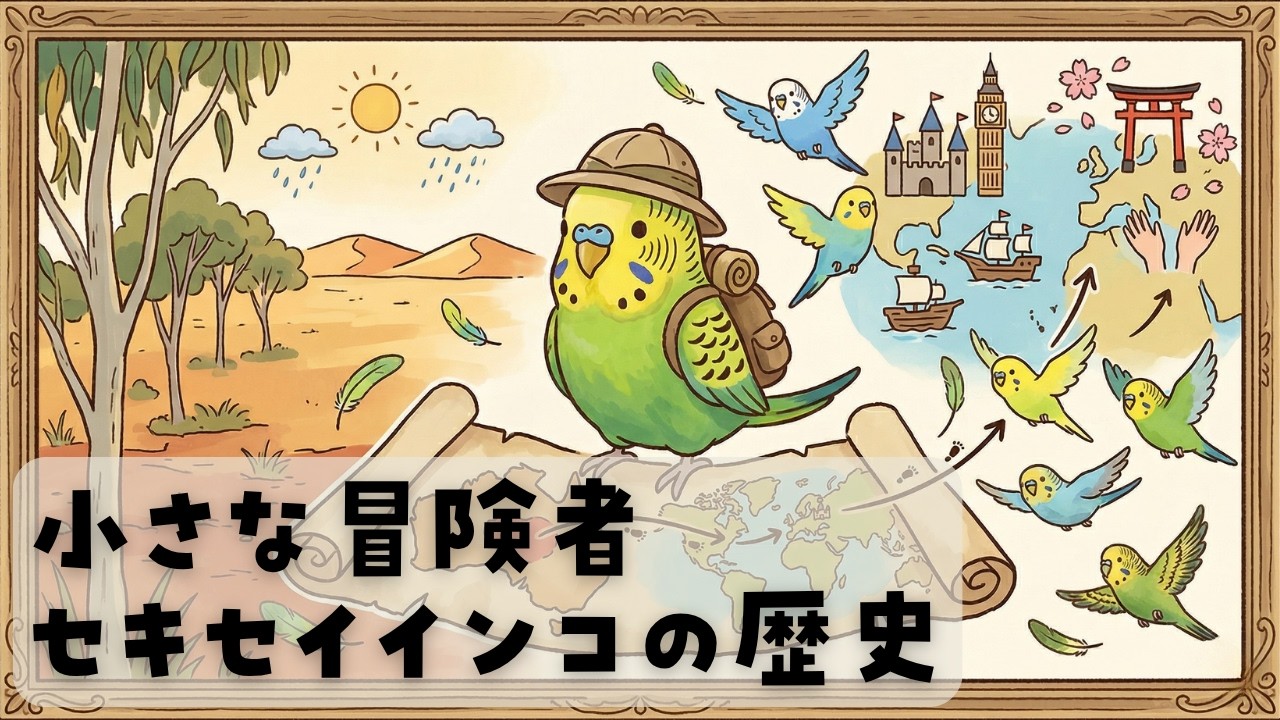 【セキセイインコの歴史】世界を虜にした「小さな冒険者」(EP.167)