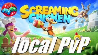 Local PvP in Screaming Chicken: Ultimate Showdown (multiplayer games)
