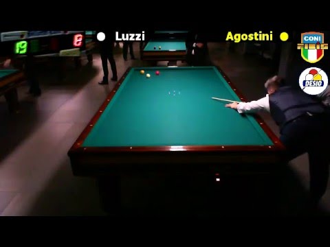 Agostini vs Luzzi - 3ª Prova BTF 2015/2016 CSB Billiards Club Desio (MB) 2/3 Aprile 2016