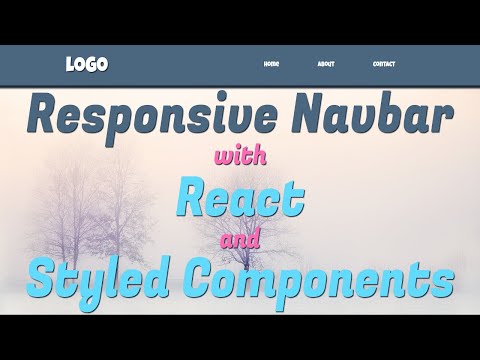 Responsive Navbar with React and Styled Components