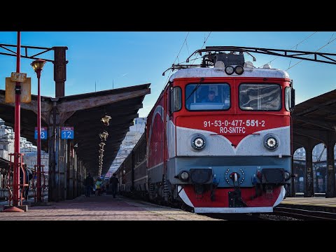 EA 551 paraseste Gara Bucuresti Nord cu trenul IR 346-1/1539: Bucuresti Nord - Viena/Teius - Cluj