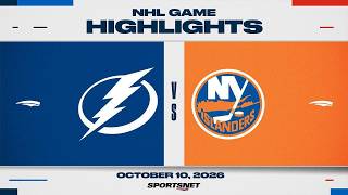 NHL Highlights | Lightning vs. Islanders - October 10, 2026
