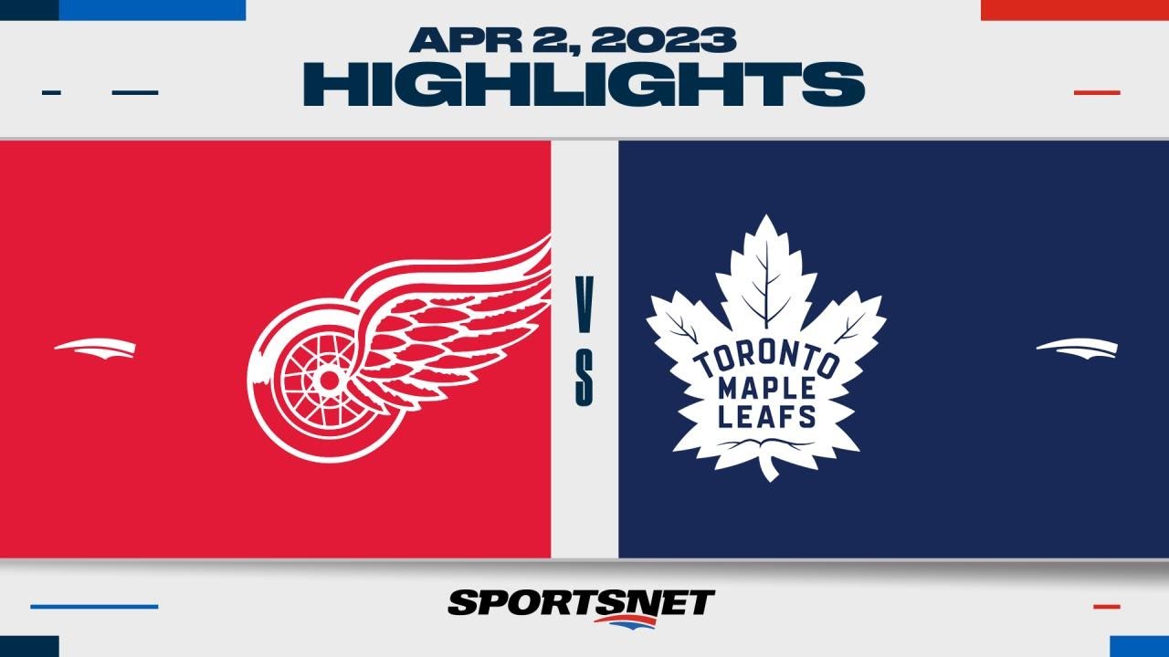 Watch video NHL Highlights | Red Wings vs. Maple Leafs - April 2, 2023 Now NHL Highlights | Red Wings vs. Maple Leafs - April 2, 2023