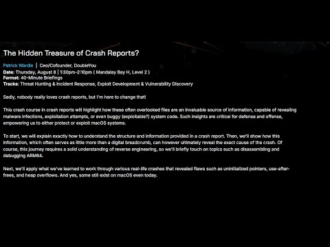 The Hidden Treasure of Crash Reports?