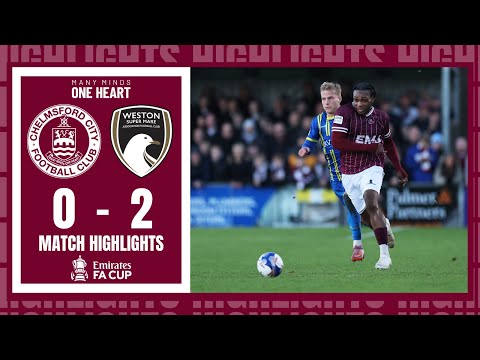 FC Chelmsford City 0-2 AFC Association Football Club Weston Super Mare 
