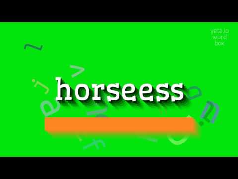 , title : 'HORSEESS - HOW TO PRONOUNCE IT? #horseess'