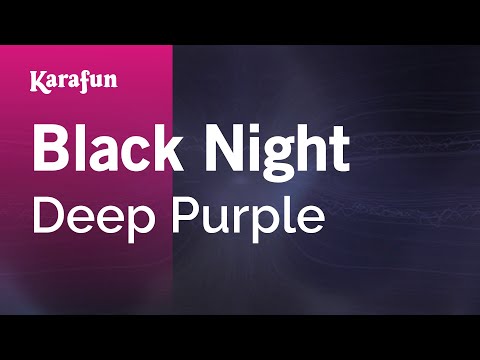 Black Night - Deep Purple | Karaoke Version | KaraFun