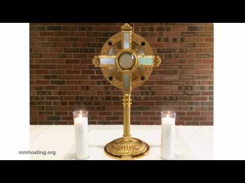 Uma hora de adoração eucarística com oração e meditação - Santíssimo Sacramento