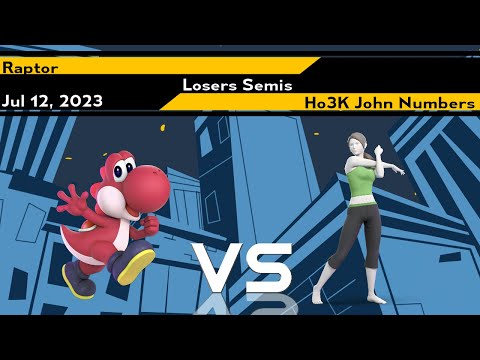 Xeno301 Losers Semis - Raptor (Yoshi) vs John Numbers (Wii Fit Trainer) - Smash Ultimate