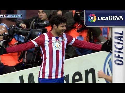 Candidato al Premio Puskás 2014: Golazo de chilena de Diego Costa (5-0) Atlético de Madrid - Getafe