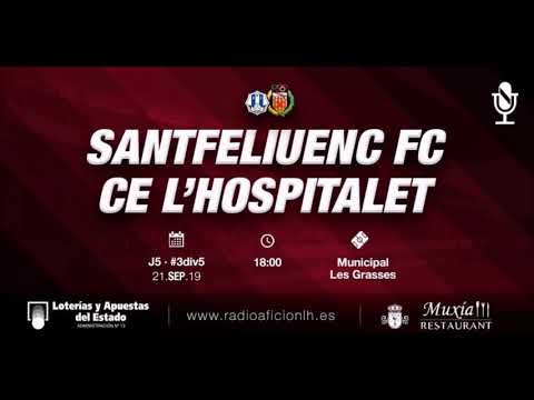 Gol Miquel Ripoll Santfeliuenc F. C. - C. E. L'Hospitalet