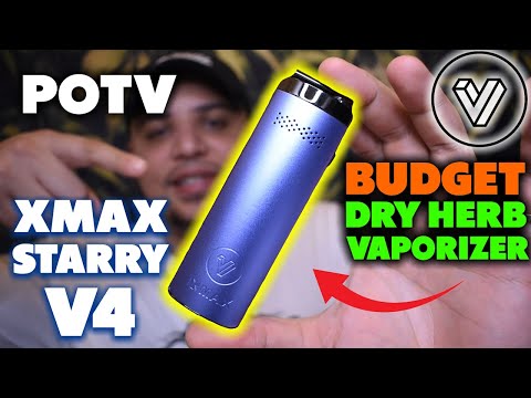 POTV XMAX Starry V4 Dry Herb Vaporizer - NEW Budget Vape Review