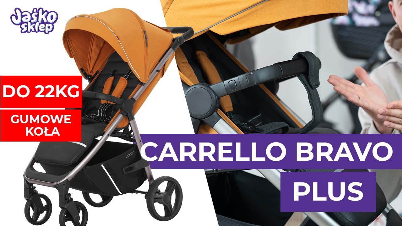 Watch Carrello Bravo Plus świetny wózek spacerowy do 22kg z gumowymi kołami! jaskosklep.pl now Carrello Bravo Plus świetny wózek spacerowy do 22kg z gumowymi kołami! jaskosklep.pl