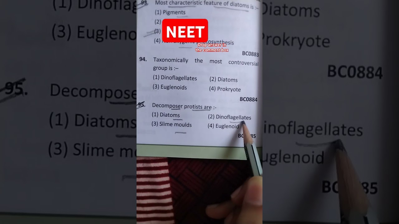 Biological classification class 11//important questions for neet//#biology #ncert #neet #new