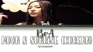 BoA (보아) - Moon &amp; Sunrise (Korean Version) (Color Coded Lyrics Han/Rom/Eng)
