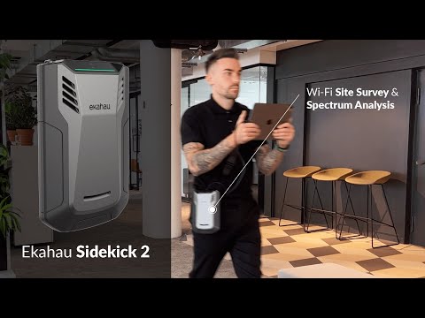 Ekahau Sidekick 2 | Wi-Fi Site Survey and Spectrum Analysis