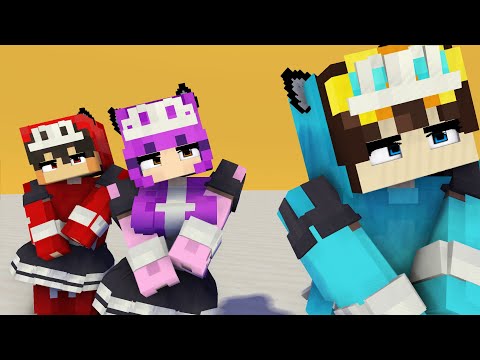 TUTU LOVEFOOL FIRST MEET APHMAU FRIENDS ZOEY, NICO AND CASH - MINECRAFT ANIMATION #shorts