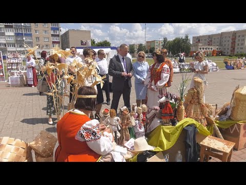 В Хойниках прошла выездная коллегия главного управления идеологической работы, культуры и по делам молодёжи Гомельского облисполкома видео