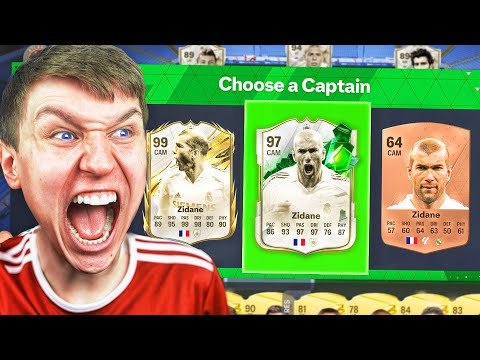 199 RATED!! - I Got Zidane In EVERY FUT Draft (FIFA 16 - EA FC 24)