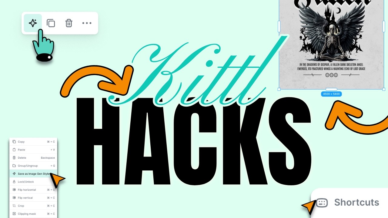 10 Kittl HACKS You Should Know | Plus A Secret Design Technique! 👀