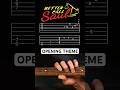 Better Call Saul Theme - Guitar POV [Tabs On Screen]