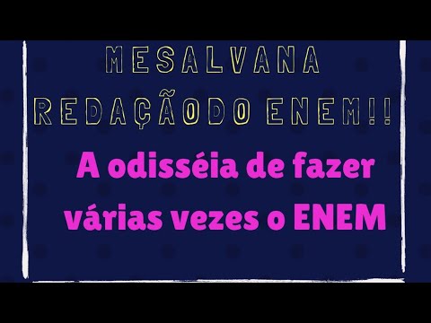 ME SALVA NA REDAÇÃO DO ENEM: minha experiência no ENEM