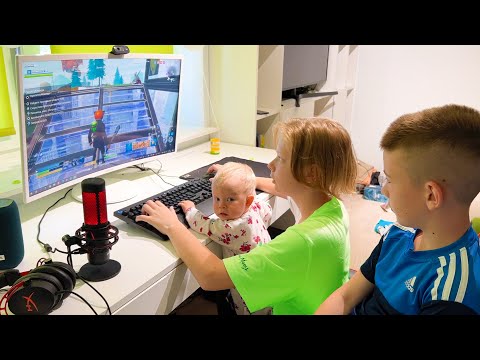 ХОТИМ ПЛАВАТЬ. ЧИСТИМ БАССЕЙН. 6 ДЕТЕЙ В ДОМЕ. НИКА ЛАЙФ