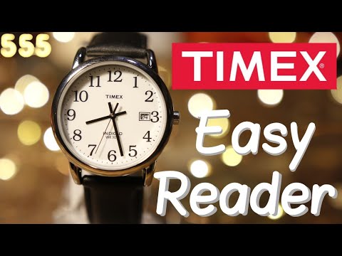 Timex Men's Easy Reader 35mm Watch – Silver-Tone Case White Dial with Black FastWrap Strap video review thumbnail