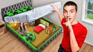 Evime GİZLİ MİNECRAFT ODASI İnşa Ettim!