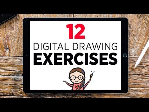 12 x DIGITAL DRAWING exercise | Get better at digital drawing