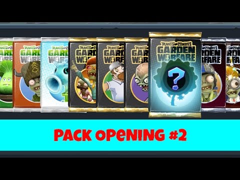 Pack Opening #2 - Plants Vs Zombies Garden Warfare